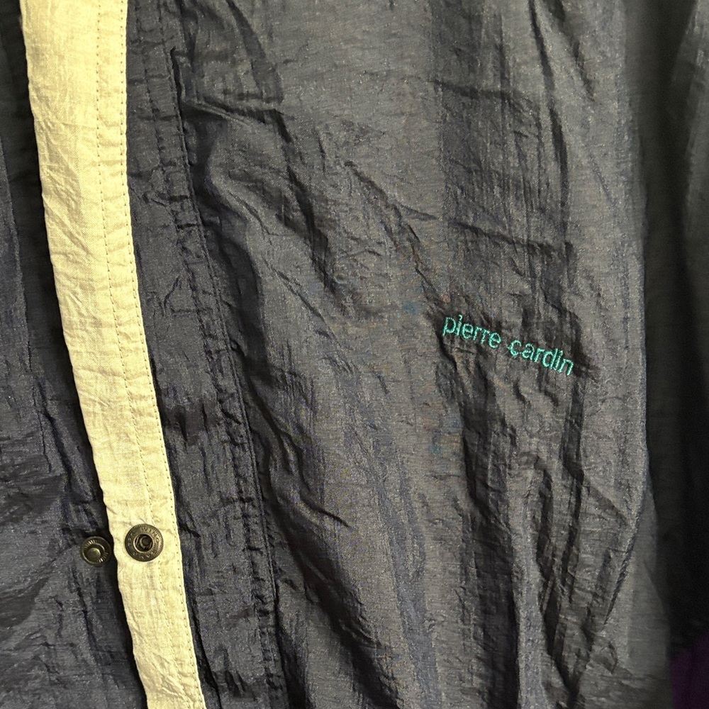 Vintage Pierre Cardin Multicolor Windbreaker Jacket - Picture 2 of 6